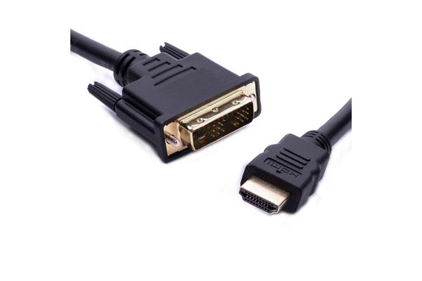 8ware HDMI Cable Male to DVI-D Male Cable, 1.8m